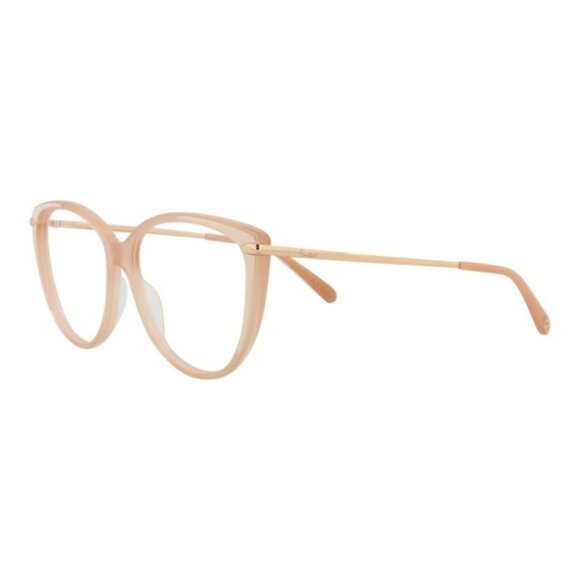 Pomellato Womens Cat Eye Nude Gold Transparent Fashion Designer Eyewear - Picture 1 of 4